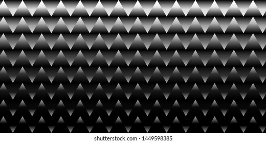 Dark black geometric mesh background of triangles. Modern dark abstract texture