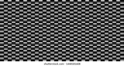 Dark black and Gray Geometric grid background. Modern dark abstract vector texture.