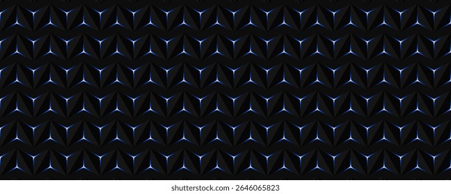 Dark black and gray white horizontal hexagonal technology abstract vector background. red bright energy flashes under hexagon in futuristic modern technology wide banner. Dark gray honeycomb texture 