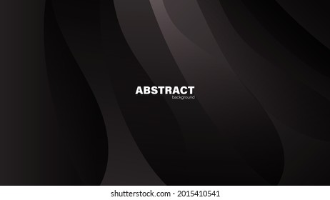 Dark black and green lines background. Modern dark abstract vector texture