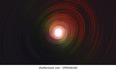 Dark Black hole on Galaxy background with Milky Way spiral,Universe and starry concept desig,vector