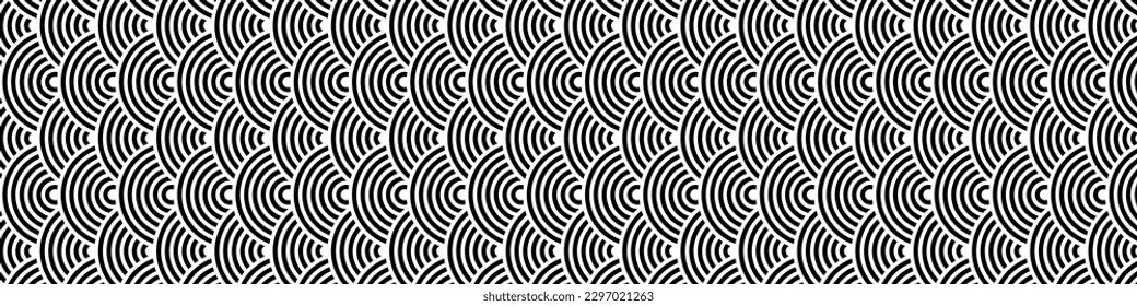 Papel negro oscuro japonés y fondo de patrón japonés. Resumen del fondo de forma geométrica. Textura vectorial moderna.