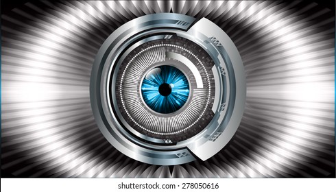 Dark Black light Abstract background. dark red color Light Abstract Technology background for computer graphic website internet and business. circuit. illustration. infographics. ray. eye. eyeball
