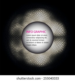 Dark black Light Abstract Technology background for computer graphic website internet. text box. Brochure. card.