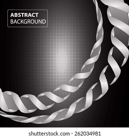 Dark black Light Abstract Technology background for computer graphic website internet and business. text box. Brochure. card. wave. label. banner