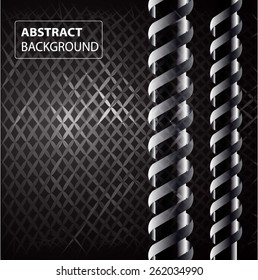 Dark black Light Abstract Technology background for computer graphic website internet and business. text box. Brochure. card. wave. label. banner