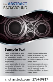 dark black Light Abstract Technology background computer graphic website internet and business. vector illustration. text box. Brochure. card. banner flyer magazine. Design label.
