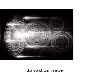 dark black Light Abstract Technology background for computer graphic website internet and business. circuit. illustration.digital.infographics. binary code. zero one. vector