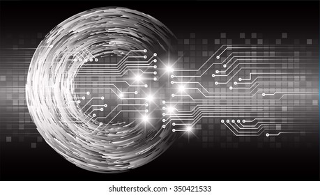 dark black Light Abstract Technology background for computer graphic website internet business. circuit. vector illustration. abstract. infographics. motion move blur.neon. pixel. scan virus 