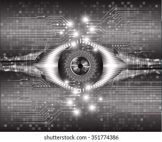 dark black Light Abstract Technology background for computer graphic website internet and business. circuit. illustration. digital. infographics. binary code. www. vector. motion move blur. eye