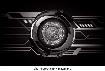 dark black Light Abstract Technology background for computer graphic website internet and business. circuit. illustration.digital.infographics. binary code. zero one. vector.eye