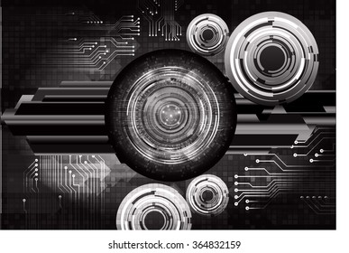 dark black Light Abstract Technology background for computer graphic website internet and business. circuit. illustration.digital.infographics. binary code. zero one. eye
