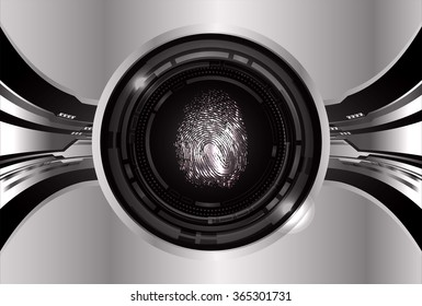 dark black Light Abstract Technology background for computer graphic website internet web. circuit. illustration. infographics. binary code. www. vector. Spark. motion move. Finger-print scan. hand