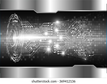 dark black Light Abstract Technology background for computer graphic website internet business. circuit. illustration.digital.infographics. binary code. www.vector.motion pixel. eye scan virus