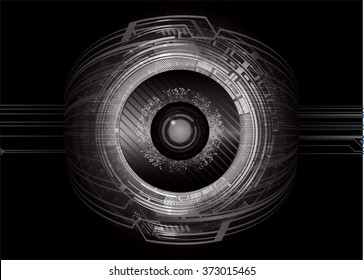 dark black Light Abstract Technology background for computer graphic website internet and business. circuit. illustration.digital.infographics. binary code. zero one. eye scan virus vector