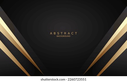 dark black luxury premium background and gold line.