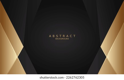 dark black luxury premium background and gold line.