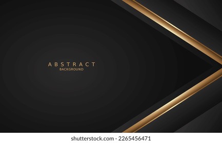 dark black luxury premium background and gold line.