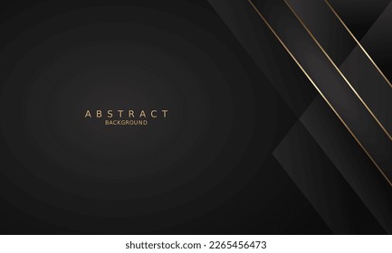 dark black luxury premium background and gold line.