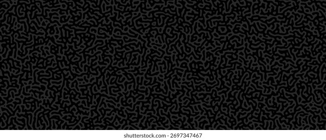 Diseño de fondo de textura de laberinto negro oscuro