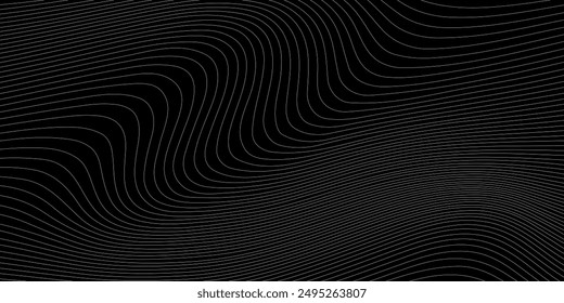 Fondo abstracto neutro negro oscuro para diseño de presentación. Fondo de Anuncio abstracto negro simple, Vector.