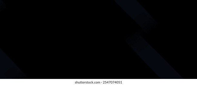 Dark black neutral abstract background for presentation design. Simple black abstract banner background