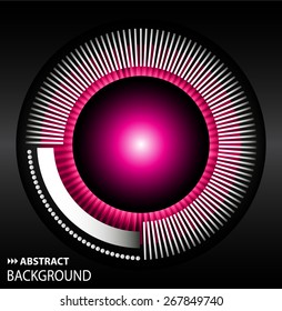 dark black pink abstract background. circle. digital. Light Technology background for computer graphic  and business. security. text box. card. label. Brochure. banner.