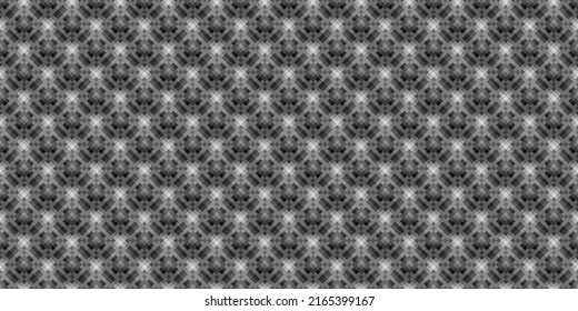 Dark black pixel mosaic abstract seamless geometric grid background texture