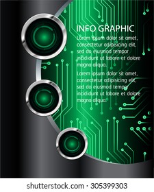 dark black silver green Web Design Website Elements Template for graphic internet. text box. label. info graphics. metal. card. pixel. Metals, alloys, steel, aluminum. button. infographics