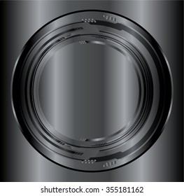 Dark black silver Light Abstract Technology background for computer graphic website internet business. circuit. vector illustration. infographics.