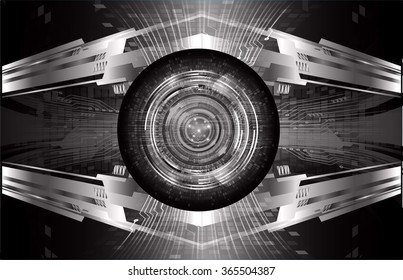 dark black silver Light Abstract Technology background for computer graphic website internet and business. circuit. illustration.digital.infographics. binary code. zero one. eye. scan virus
