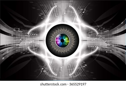 dark black silver Light Abstract Technology background for computer graphic website internet and business. circuit. illustration.digital.infographics. binary code. zero one. eye. scan virus