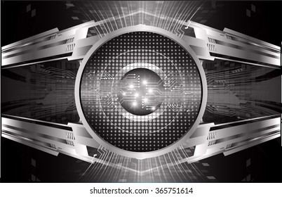 dark black silver Light Abstract Technology background for computer graphic website internet and business. circuit. illustration.digital.infographics. binary code. zero one. eye. scan virus