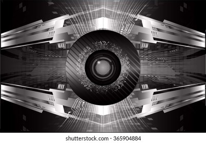 dark black silver Light Abstract Technology background for computer graphic website internet and business. circuit. illustration.digital.infographics. binary code. zero one. eye. scan virus
