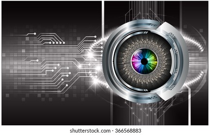 dark black silver Light Abstract Technology background for computer graphic website internet and business. circuit. illustration.digital.infographics. binary code. zero one. eye. scan virus
