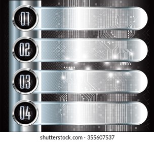 dark black silver Web Design Website Elements Template for graphic internet. text box. label. infographics. metal. card. pixel. Metals, alloys, steel, aluminum. button