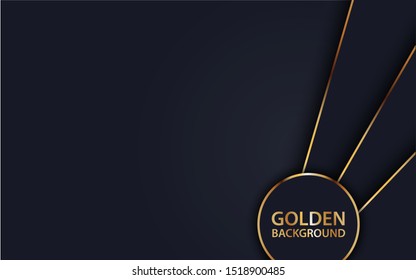 Dark black textured layer overlap background. Elegant luxurious background