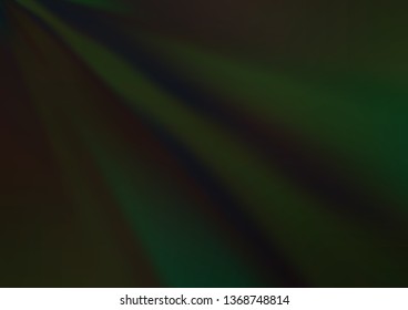 Dark Black vector abstract background. A completely new color illustration in a bokeh style. Brand new style for your business design.