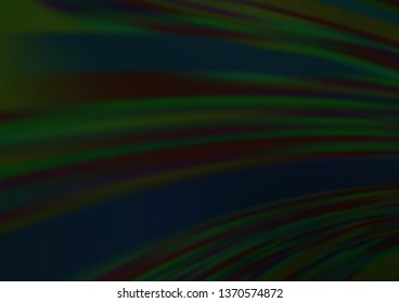 Dark Black vector abstract background. Modern geometrical abstract illustration with gradient. A completely new template for your design.
