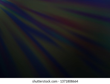 Dark Black vector abstract background. Creative illustration in halftone style with gradient. The best blurred design for your business.