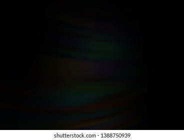 Dark Black vector abstract background. An elegant bright illustration with gradient. A completely new template for your design.