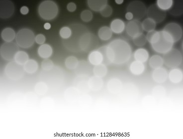 Dark Black vector abstract blurred background. A completely new color illustration in a bokeh style. A new texture for your design.