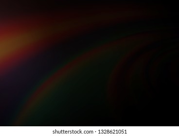 Dark Black vector abstract blurred template. Modern geometrical abstract illustration with gradient. A completely new template for your design.