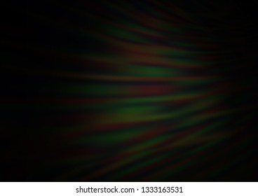 Dark Black vector abstract blurred background. Colorful illustration in blurry style with gradient. The elegant pattern for brand book.