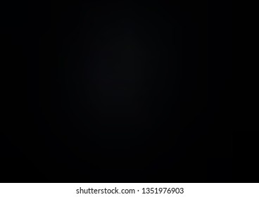 Dark Black vector abstract blurred pattern. An elegant bright illustration with gradient. The template can be used for your brand book.