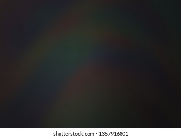 Dark Black vector abstract blurred background. An elegant bright illustration with gradient. The elegant pattern for brand book.