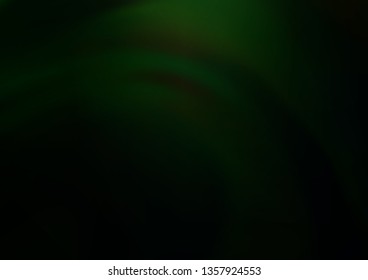 Dark Black vector abstract blurred pattern. A vague abstract illustration with gradient. Brand new style for your business design.