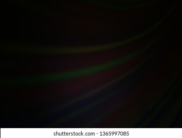 Dark Black vector abstract blurred background. Colorful illustration in abstract style with gradient. A completely new template for your design.