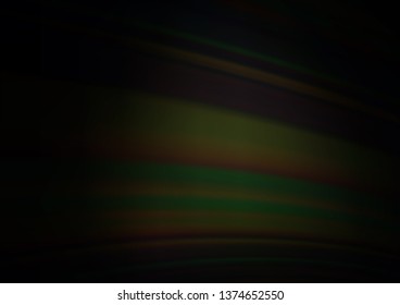 Dark Black vector abstract blurred pattern. Modern geometrical abstract illustration with gradient. A completely new template for your design.