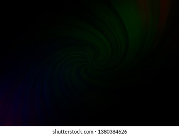 Dark Black vector abstract blurred pattern. Shining colorful illustration in a Brand new style. The elegant pattern for brand book.
